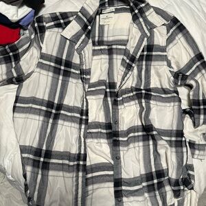 American Eagle Outfitters Men's Plaid Shirt Jacket